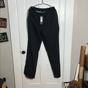 Sun Mountain women XL monsoon pants black stretch, fabric waterproof windproof